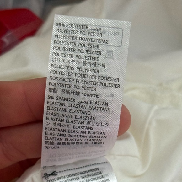 Edikted White Corset Top Long Sleeve Size Large NWT Cute - Picture 9 of 10